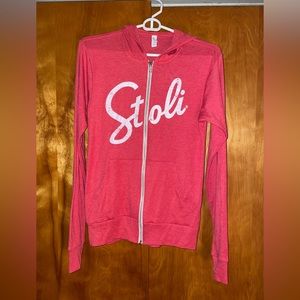 New Women’s Stoli Zip Up Hoodie Small